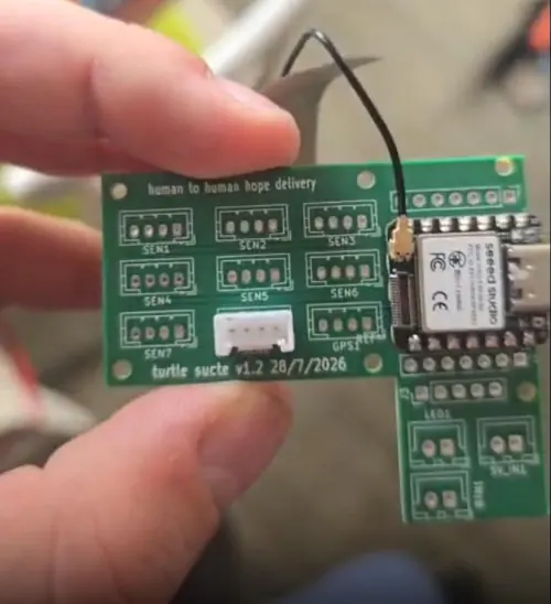 The Turtle Shell v2.4 printed circuit board
